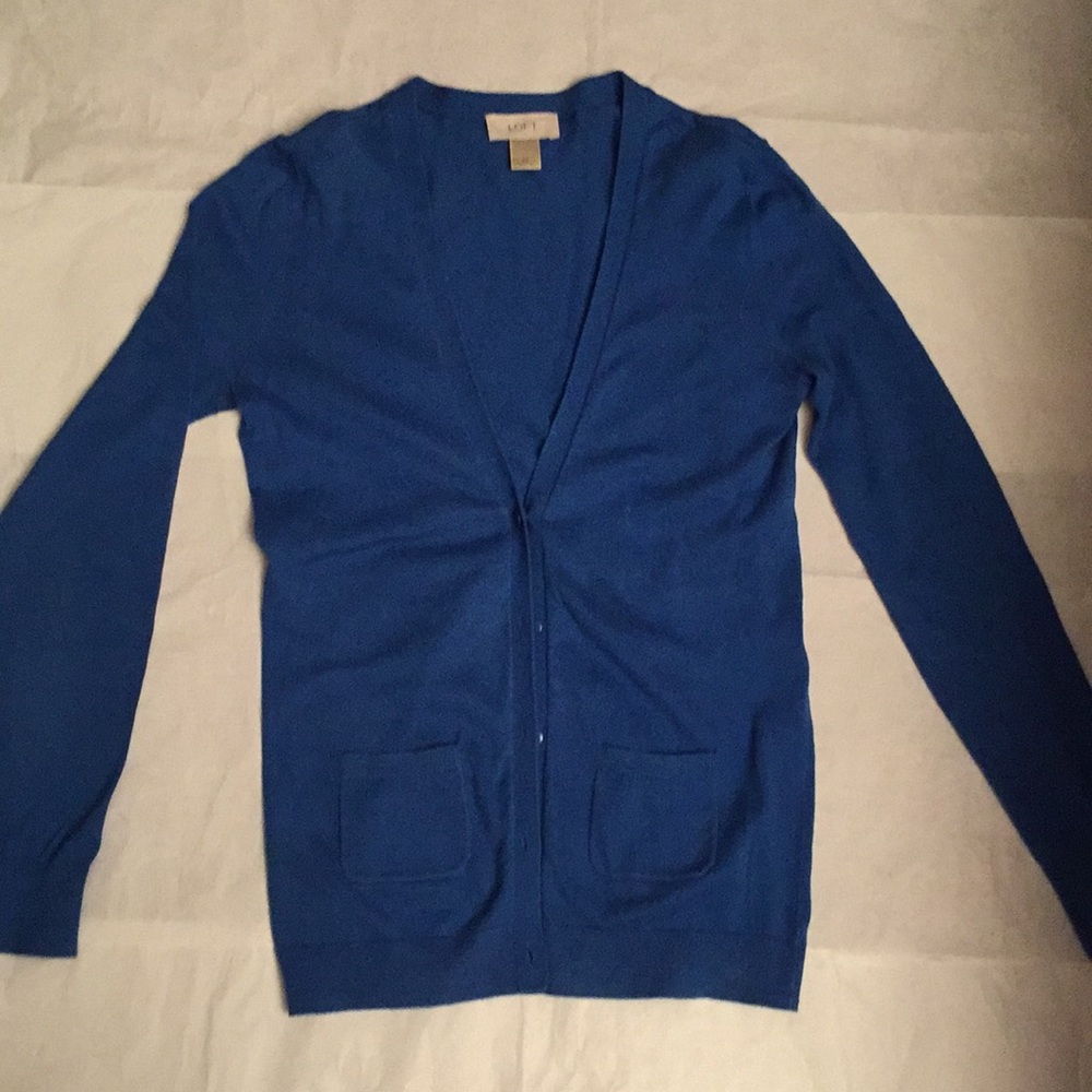 Loft long sleeve cardigan sweater